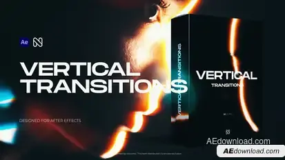 Vertical Transitions Elements template preview