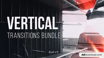 Vertical Transitions for After Effects Elements template preview
