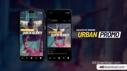 Vertical Urban Promo Reels Product Promo template preview