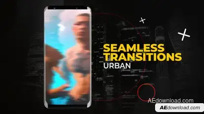 Vertical Urban Transitions | After Effects Elements template preview