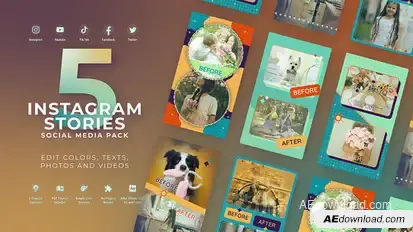 Vertical Versus Reels - Before vs After Openers template preview