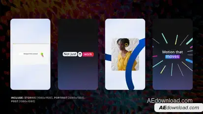 Vertical Vision Intro Openers template preview