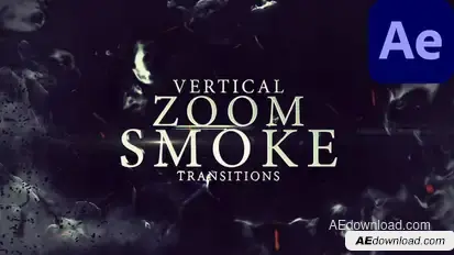 Vertical Zoom Smoke Transitions Elements template preview