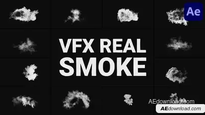 VFX Real Smoke for After Effects Elements template preview