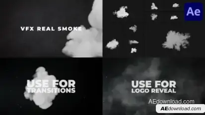 VFX Real Smoke for After Effects Elements template preview