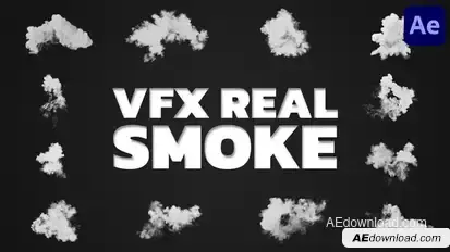 VFX Real Smoke for After Effects Elements template preview
