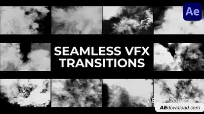 VFX Transition Pack for After Effects Elements template preview