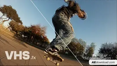 VHS Effect Elements template preview