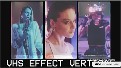 VHS Effect Vertical I TikTok, Shorts, Reels Product Promo template preview