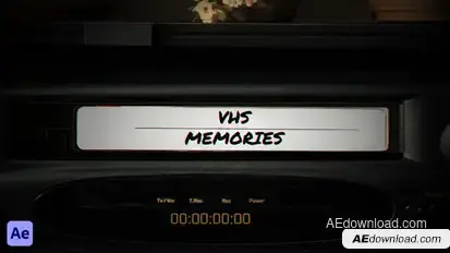 VHS Memories Elements template preview