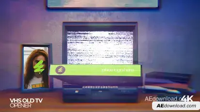 VHS Old TV Opener Openers template preview