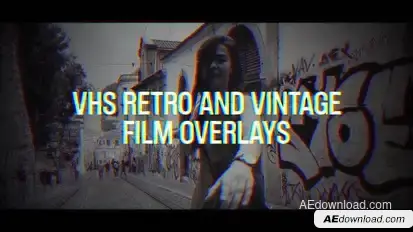 VHS Retro and Vintage Overlays Elements template preview