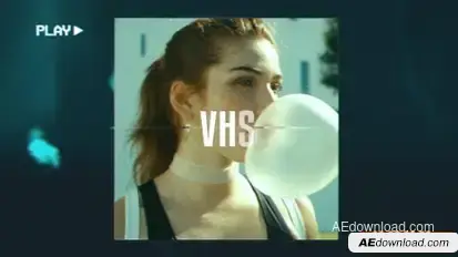 VHS Street Intro Openers template preview