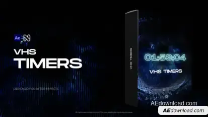 VHS Timers Elements template preview