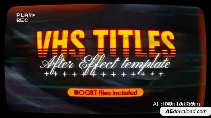 VHS Titles Titles template preview
