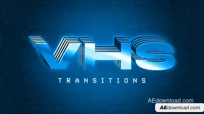 VHS Transitions Elements template preview