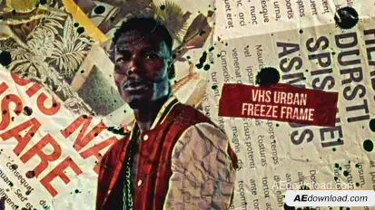 VHS Urban Freeze Frame Openers template preview