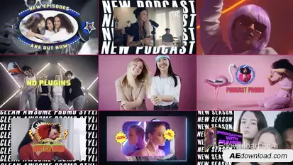 Video Blog | Podcast Opener Openers template preview