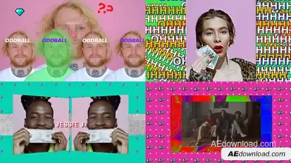 Video Channel Intro Video Displays template preview