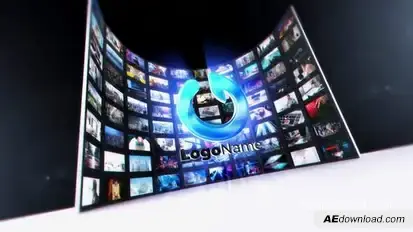 Video Wall Logo Unveil Openers template preview