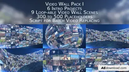 Video Wall Pack I Video Displays template preview