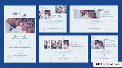 Vienna Wedding Invitation Openers template preview