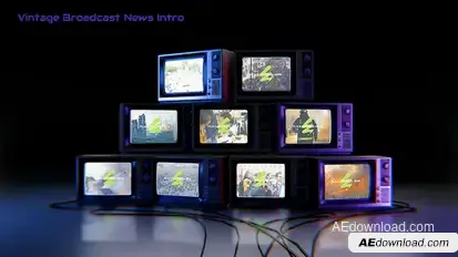 Vintage Broadcast News Intro Opener Openers template preview