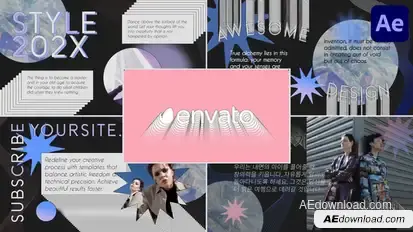 Vintage Creative Slides for After Effects Openers template preview