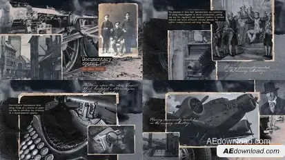 Vintage Documentary Opener Video Template Openers template preview
