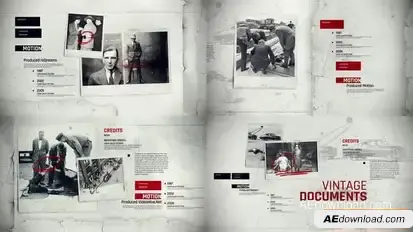 Vintage Documents Opener Openers template preview