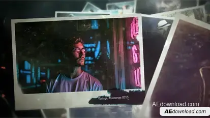 Vintage Gallery Video Displays template preview