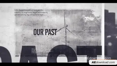 Vintage Historical Cinematic Memories Trailer Openers template preview