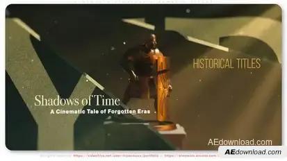 Vintage Historical Cinematic Titles Titles template preview