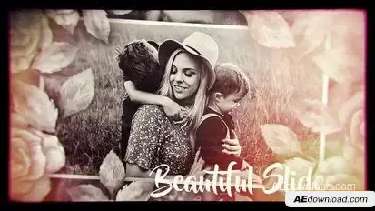 Vintage Lovely Album Slideshow Openers template preview