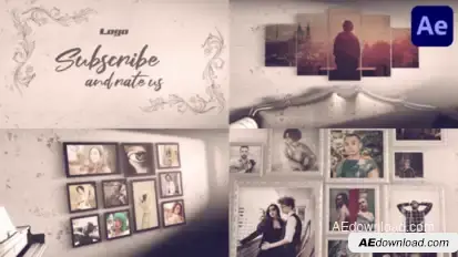Vintage Photo Slides for After Effects Openers template preview