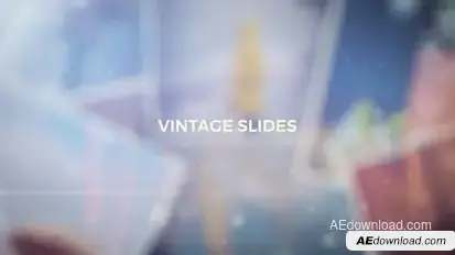 Vintage Photo Montage Video Displays template preview
