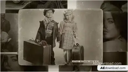 Vintage Photo Slideshow Video Displays template preview