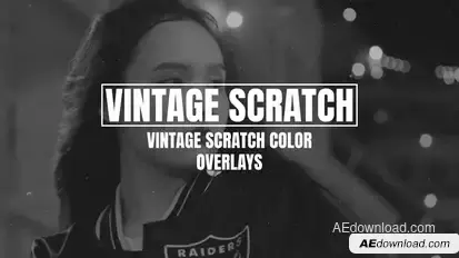 Vintage Scratch Color Overlays Elements template preview