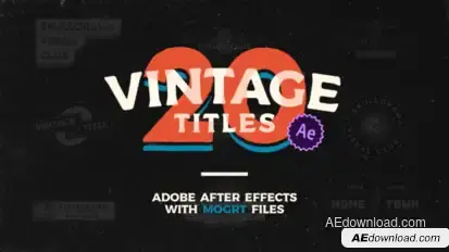 Vintage Titles Titles template preview