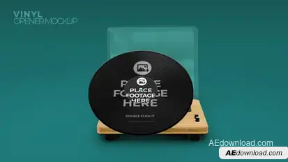Vinyl Mockup Openers Product Promo template preview