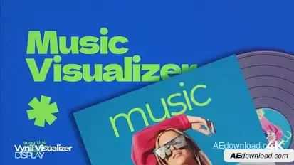 Vinyl Record Visual Display Video Displays template preview