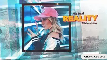 Virtual Reality Slideshow Openers template preview