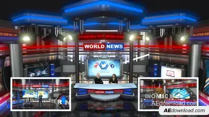 Virtual studio 2 broadcast-packages template preview