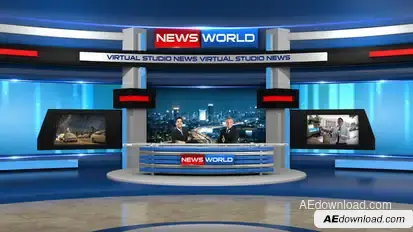 Virtual Studio broadcast-packages template preview