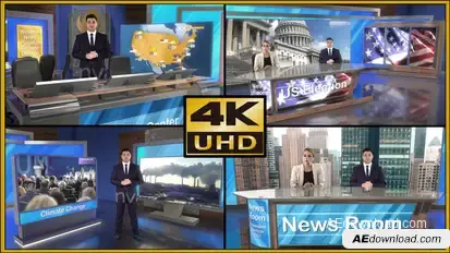 Virtual Studio Set - S01 broadcast-packages template preview