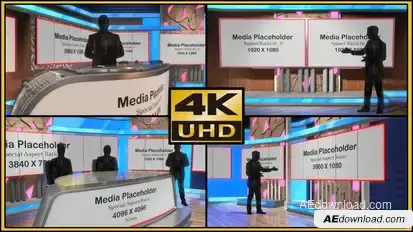 Virtual Studio Set - S02 broadcast-packages template preview