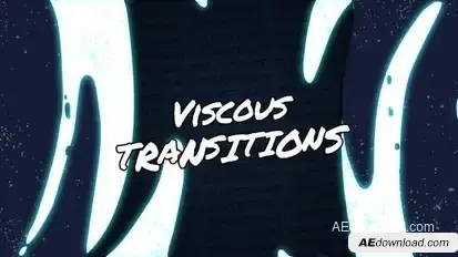 Viscous Transitions // After Effects Elements template preview