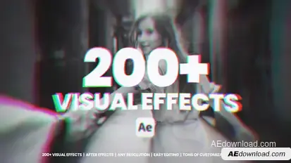 Visual Effects Pack Video Displays template preview