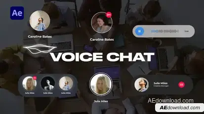 Voice Chat Titles template preview