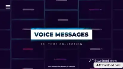 Voice Messages Elements template preview